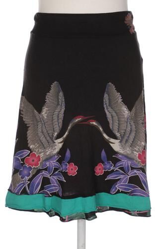 Damen Rock, schwarz, Gr. M, Baumwolle, Viskose - Second Hand - Desigual - Modalova