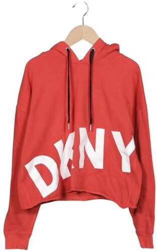Damen Kapuzenpullover, rot, Gr. S, Baumwolle, Synthetik - Second Hand - DKNY by Donna Karan New York - Modalova
