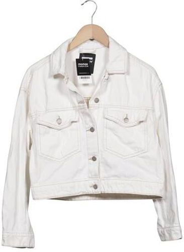 Damen Jacke, weiß, Gr. XS, Baumwolle - Second Hand - Dr. Denim - Modalova