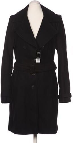 Damen Mantel, schwarz, Gr. EU 36, Baumwolle, Schurwolle, Synthetik, Viskose - Second Hand - Drykorn - Modalova
