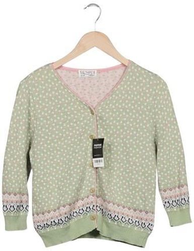 Damen Strickjacke, hellgrün, Gr. EU 36, Baumwolle - Second Hand - Dunque - Modalova