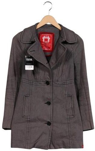 Damen Mantel, grau, Gr. XS, Baumwolle, Synthetik - Second Hand - edc by Esprit - Modalova