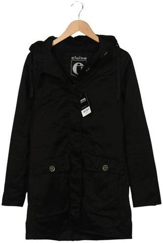 Damen Mantel, schwarz, Gr. M, Baumwolle, Synthetik - Second Hand - Elvine - Modalova