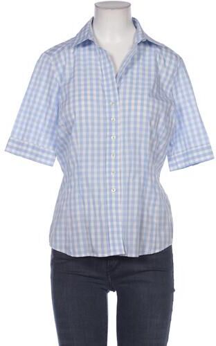 Damen Bluse, hellblau, Gr. EU 38, Baumwolle - Second Hand - Eterna - Modalova