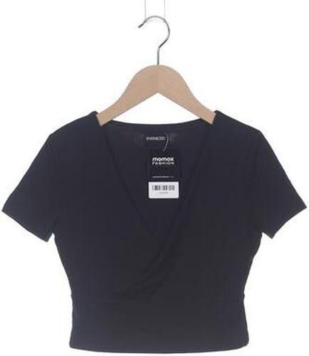 Damen T-Shirt, schwarz, Gr. S, Elasthan, Baumwolle - Second Hand - even odd - Modalova