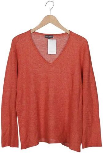 Damen Pullover, orange, Gr. L, Leinen - Second Hand - Franco Callegari - Modalova