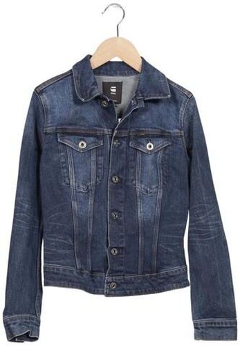Damen Jacke, blau, Gr. XS, Elasthan, Baumwolle - Second Hand - G STAR RAW - Modalova