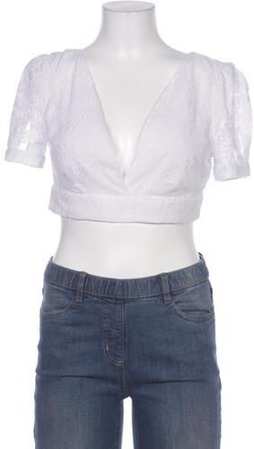 Damen Bluse, weiß, Gr. M, Synthetik - Second Hand - Guess - Modalova