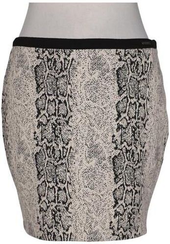 Damen Rock, beige, Gr. EU 36, Elasthan, Synthetik, Viskose - Second Hand - Guess - Modalova