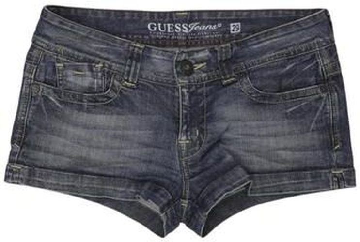 Damen Shorts, blau, Gr. W29, Elasthan, Baumwolle - Second Hand - Guess - Modalova