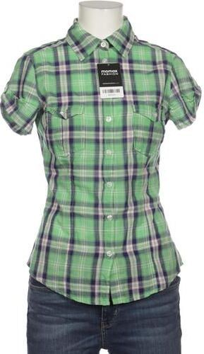 Damen Bluse, grün, Gr. EU 36, Baumwolle - Second Hand - H&M - Modalova