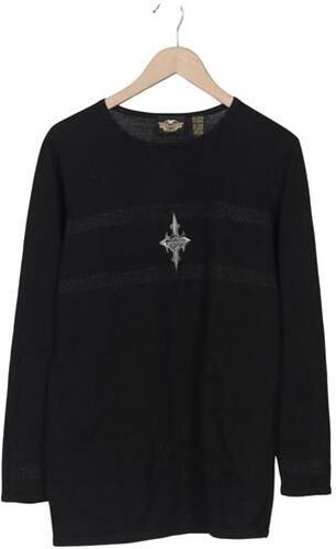 Damen Pullover, schwarz, Gr. L, Elasthan, Baumwolle, Leinen, Synthetik - Second Hand - Harley Davidson - Modalova
