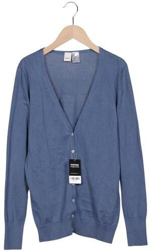 Damen Strickjacke, blau, Gr. EU 42, Baumwolle - Second Hand - heine - Modalova