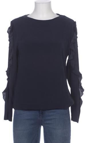 Damen Bluse, marineblau, Gr. EU 40, Elasthan, Seide - Second Hand - Herzensangelegenheit - Modalova