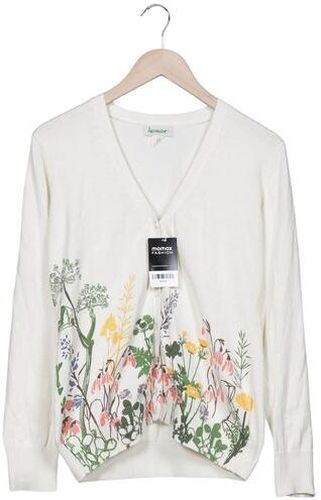 Damen Strickjacke, cremeweiß, Gr. EU 40, Baumwolle - Second Hand - Hessnatur - Modalova