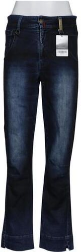Damen Jeans, marineblau, Gr. EU 38, Elasthan, Baumwolle - Second Hand - High - Modalova