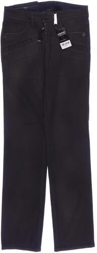 Damen Jeans, braun, Gr. EU 34, Elasthan, Baumwolle - Second Hand - High - Modalova