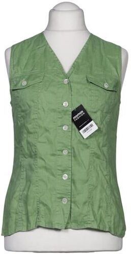 Damen Bluse, hellgrün, Gr. EU 38, Leinen - Second Hand - Hirsch - Modalova