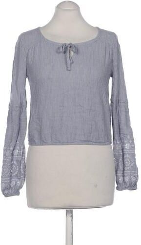 Damen Bluse, blau, Gr. S, Baumwolle, Viskose - Second Hand - Hollister - Modalova