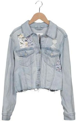 Damen Jacke, hellblau, Gr. S - Second Hand - Hollister - Modalova