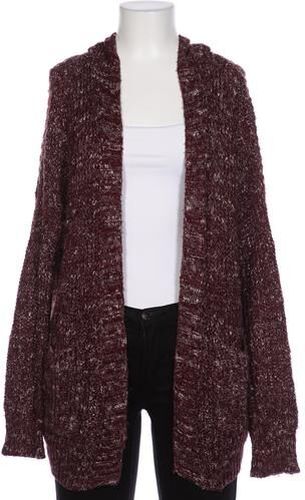 Damen Strickjacke, bordeaux, Gr. S - Second Hand - Hollister - Modalova