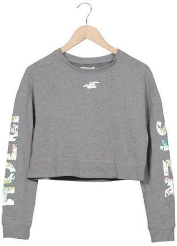 Damen Sweatshirt, grau, Gr. S, Baumwolle, Synthetik - Second Hand - Hollister - Modalova