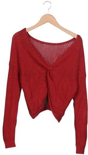 Damen Pullover, rot, Gr. S, Baumwolle, Synthetik, Viskose - Second Hand - Hollister - Modalova