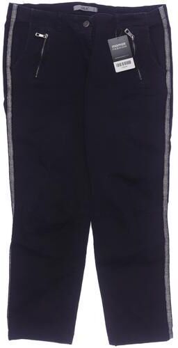 Damen Stoffhose, marineblau, Gr. L, Elasthan, Baumwolle - Second Hand - iSILK - Modalova