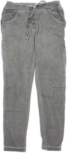 Damen Stoffhose, grau, Gr. M, Elasthan, Baumwolle - Second Hand - iSILK - Modalova