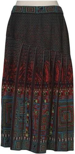 Damen Rock, mehrfarbig, Gr. EU 38, Wolle, Viskose - Second Hand - Ivko - Modalova