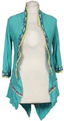 Damen Strickjacke, türkis, Gr. EU 38 - Second Hand - Ivko - Modalova