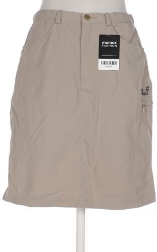 Damen Rock, beige, Gr. EU 36, Synthetik - Second Hand - Jack Wolfskin - Modalova