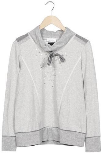 Damen Sweatshirt, grau, Gr. EU 40, Elasthan, Baumwolle, Synthetik, Viskose - Second Hand - justWhite - Modalova