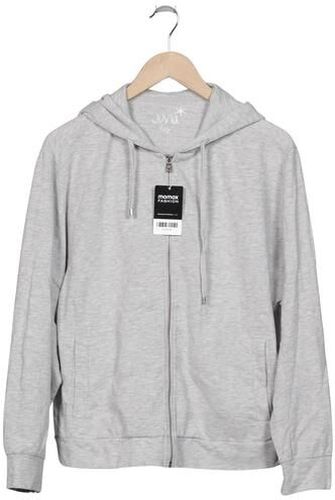 Damen Kapuzenpullover, grau, Gr. L, Synthetik, Baumwolle - Second Hand - Juvia - Modalova