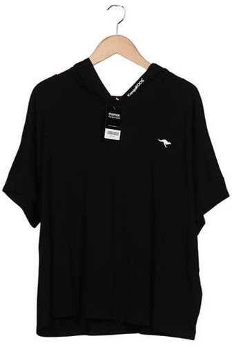 Damen Kapuzenpullover, schwarz, Gr. EU 48, Elasthan, Baumwolle, Viskose - Second Hand - Kangaroos - Modalova