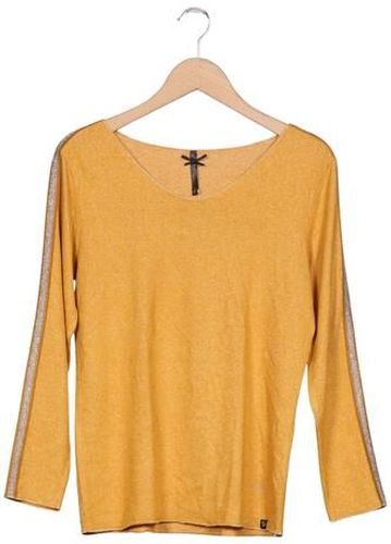 Damen Pullover, gelb, Gr. L, Elasthan, Baumwolle, Viskose - Second Hand - Key largo - Modalova
