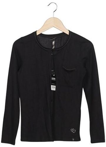 Damen Strickjacke, schwarz, Gr. S, Elasthan, Baumwolle, Viskose - Second Hand - Key largo - Modalova