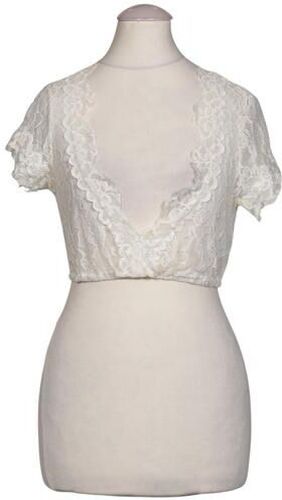 Damen Bluse, cremeweiß, Gr. EU 32, Elasthan, Synthetik - Second Hand - Krüger - Modalova