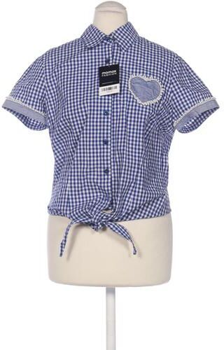 Damen Bluse, blau, Gr. EU 38, Baumwolle - Second Hand - Krüger - Modalova