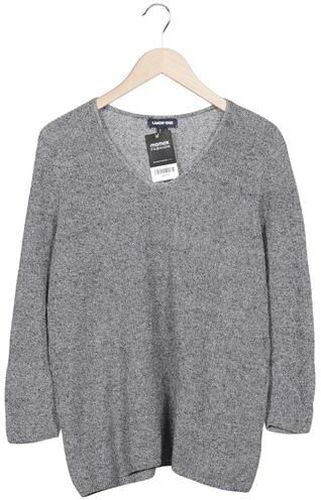 Damen Pullover, grau, Gr. L, Baumwolle, Leinen - Second Hand - Lands End - Modalova