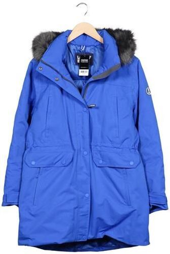 Damen Mantel, blau, Gr. L, Elasthan, Synthetik, Daunen - Second Hand - Lands End - Modalova