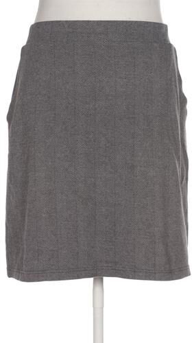 Damen Rock, grau, Gr. L, Elasthan, Baumwolle, Synthetik - Second Hand - Lands End - Modalova
