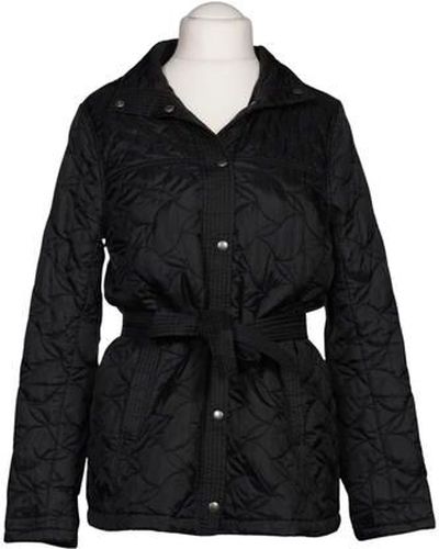 Damen Jacke, schwarz, Gr. M, Synthetik - Second Hand - Lands End - Modalova