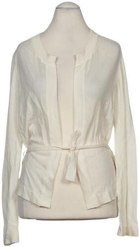 Damen Strickjacke, cremeweiß, Gr. EU 40, Baumwolle - Second Hand - LANIUS - Modalova