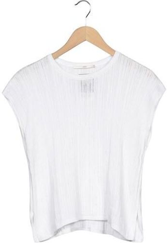 Damen Pullover, weiß, Gr. EU 38, Baumwolle, Leinen - Second Hand - LANIUS - Modalova