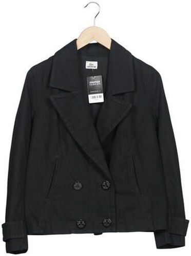 Damen Jacke, schwarz, Gr. EU 38 (F 40), Baumwolle, Synthetik - Second Hand - Lacoste - Modalova