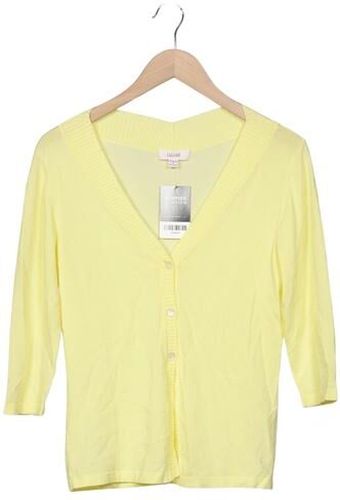 Damen Strickjacke, gelb, Gr. EU 38, Synthetik, Viskose - Second Hand - Laurel - Modalova
