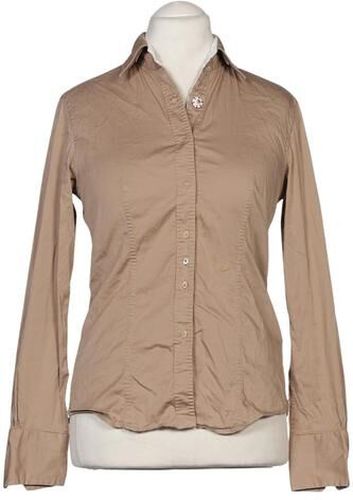 Damen Bluse, beige, Gr. EU 40 (IT 46), Elasthan, Baumwolle, Synthetik - Second Hand - LE SARTE PETTEGOLE - Modalova