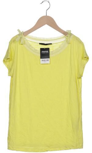 Damen T-Shirt, gelb, Gr. EU 36, Baumwolle, Viskose - Second Hand - Lecomte - Modalova