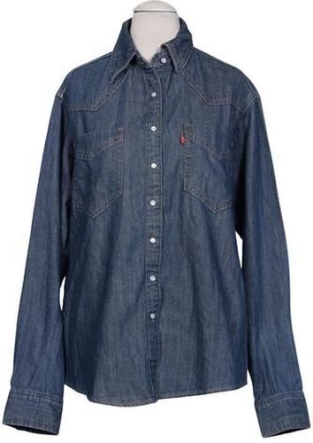 Damen Bluse, blau, Gr. Xxs, Baumwolle - Second Hand - Levis - Modalova